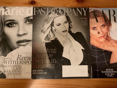 Reese Witherspoon Magazine Lot 3 Marie Claire Mar 2018 Fast Company Summer Nov