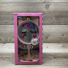 LED Light Up Unicorn Mirror New Sealed Dimmable Led Lights Smart Touch Control