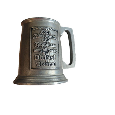 RWP Wilton Mug Love, Fame, Wealth and Happiness may all perish but thirst is 