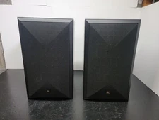 Acoustic Research AR 206 HO Bookshelf Speakers Black 4 Ohm Tested Loud Nice
