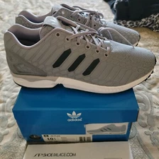 Adidas ZX Flux Xeno Silver 2015 - B24442 Size 10.5 New