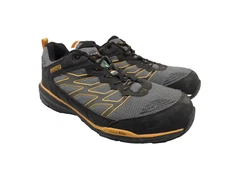 DAKOTA Men's 3604 Aluminum Toe Steel Plate Quad Lite Work Safety Shoes Grey 10M