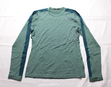Ibex Women's Woolies 250 Crew Baselayer Top CD4 Sitka/Oceanic Size XS NWT