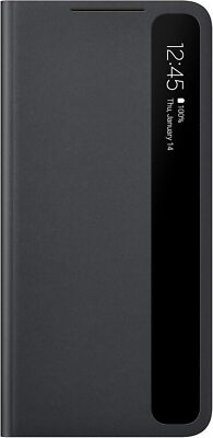 Genuine Samsung S View Flip cover for Galaxy S21+ 5G  | Color: black