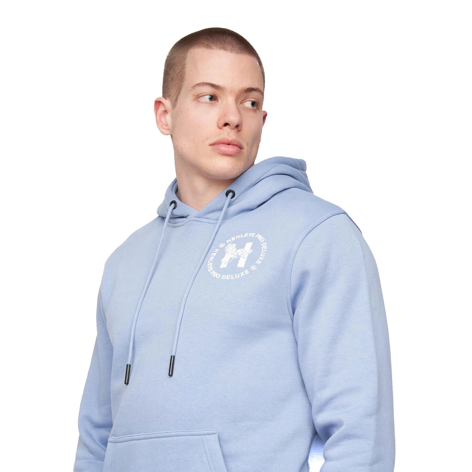 VETEMENTS Felpa con cappuccio Henleys Metafone uomo casual designer moda calda blu