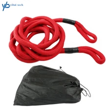 Recovery Kinetic Tow Rope 7/8" x 30' Energy Truck Tow Snatch Strap 30000 LBS Red