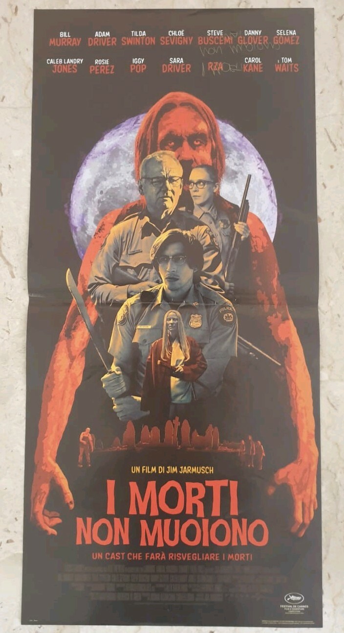 Locandina originale film I morti non muoiono (2019) - Regia di Jim Jarmusch