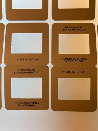 10 35mm heat seal cardboard Gepe slide mounts -discounted Volume Pricing! - Picture 2 of 4