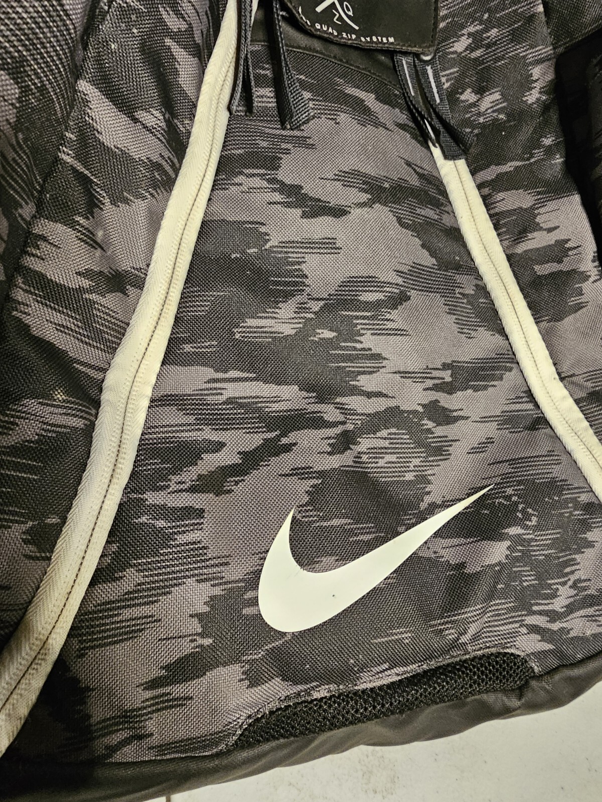 Nike Backpack Black Elite Quad Zip System Hoops Bag B… Gem