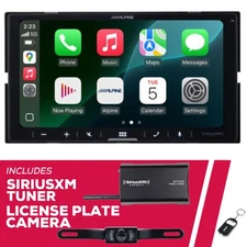 Alpine iLX-W770-M 6.75" Multimedia Receiver w/ SiriusXM, License Plate Camera