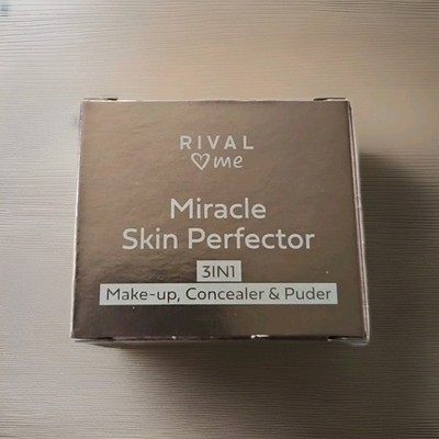 Rival loves   me Miracle Skin Perfector. 3IN1 Make-up, Concealer & Puder  