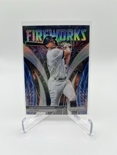 2022 Panini Prizm - Fireworks Giancarlo Stanton #F-5 Silver Prizm