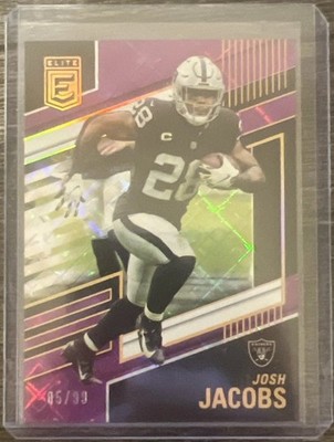 2022 Panini Donruss Elite - Josh Jacobs #41 Purple /99
