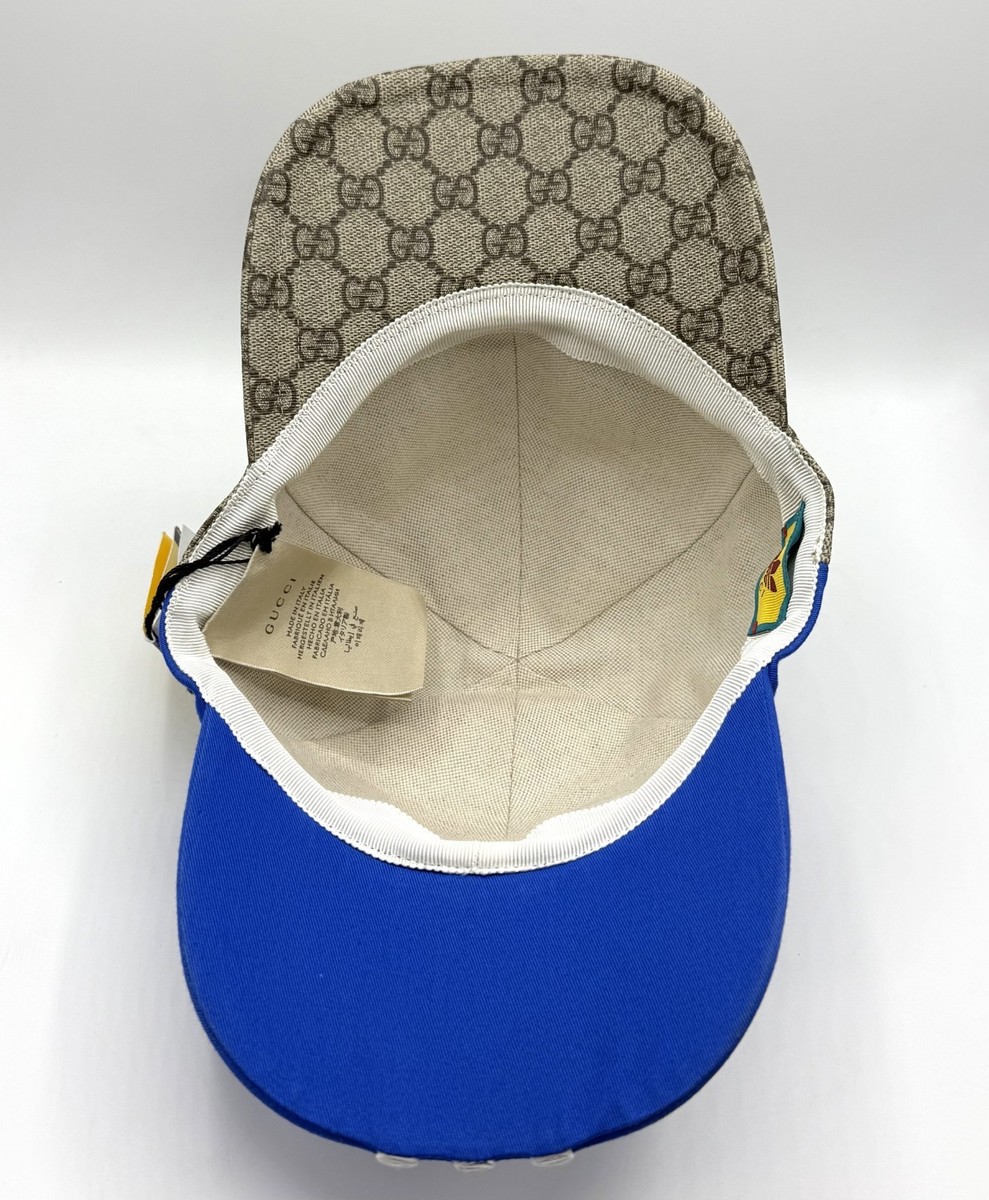 New Gucci x Adidas Double Sided Baseball Cap Hat L 59 cm Beige