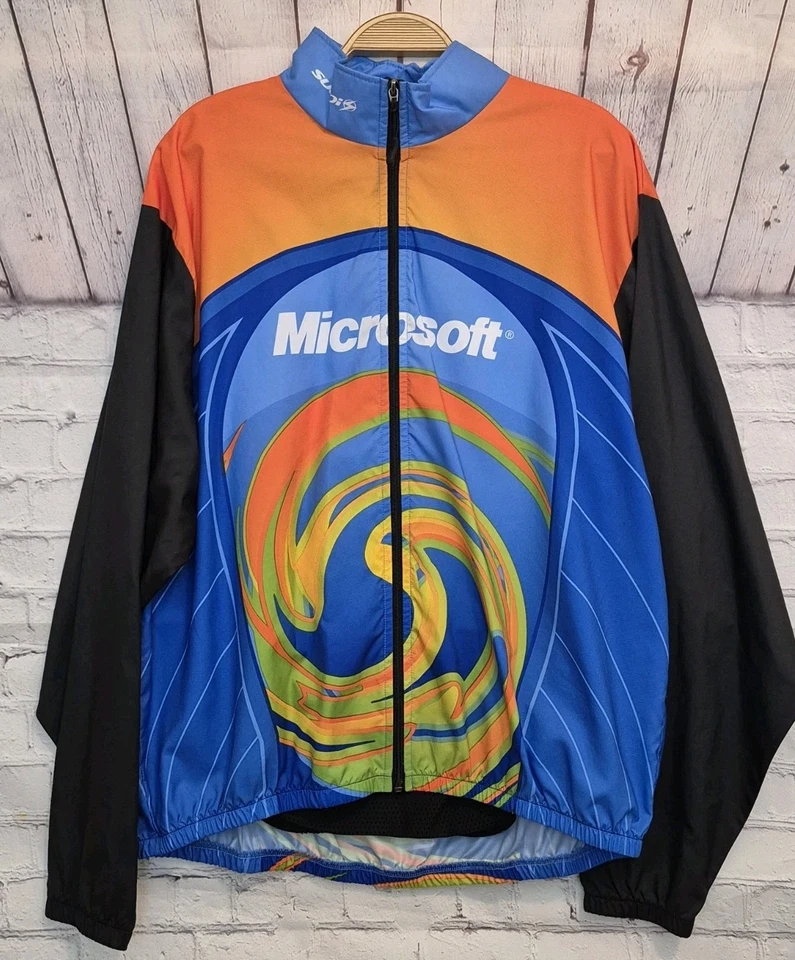 Sugoi Mens Microsoft Cycling Jacket Size XL Extra Large Back Pockets - Image 2 of 4