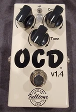 Fulltone Custom Shop OCD v1.4 Obsessive Compulsive Drive Overdrive Pedal