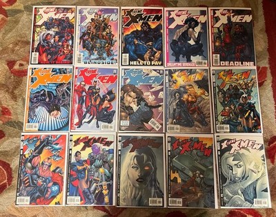 X-Treme X-Men (2001, 1st series) comic books: issues #1 through #15
