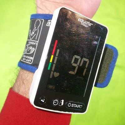 EQUATE 6500 Series Wireless Upper Arm Wrist Blood Pressure Monitor UB-6500BLEWM
