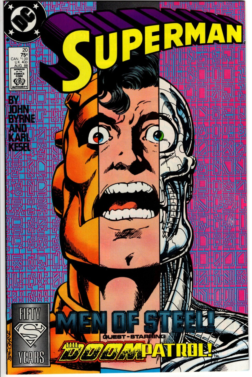 SUPERMAN #20 (1988): VF+