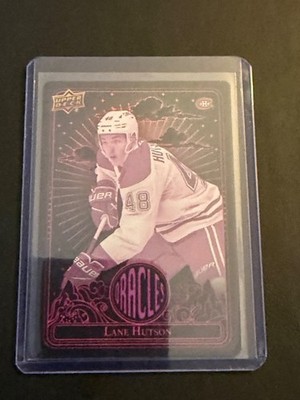 Lane Hutson 2024-25 Upper Deck Extended Pink Oracles Rookie Year #O-55 SP
