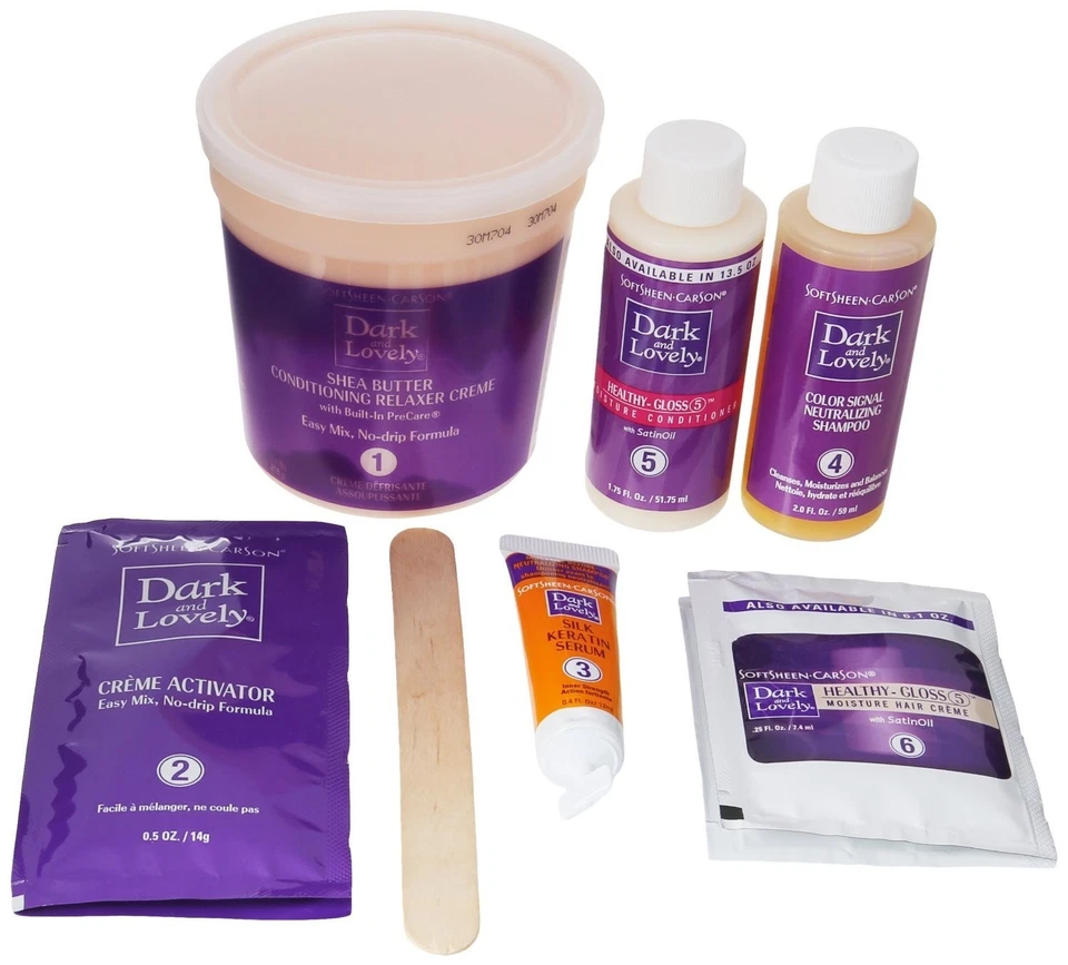 Kit Relajante Cabello Sin Lye Mejorador Brillo Triple Nutrido Oscuro y Encantador Foto 2 de 3