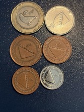 6 M&uuml;nzen Bosnien/Herzegowina , Umlauf, 2 Und  1 Mark , 50, 20, 10 Und 5 Fen
