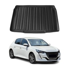 Kofferraumwanne Laderaumwanne für Peugeot 208 2019-2026 Gummi TPE Schwarz
