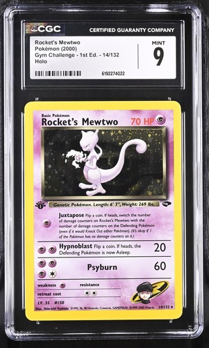 Mewtwo graded CGC 9 for sale on eBay