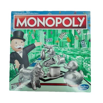 Hasbro Gaming Monopoly Classic Game Made in Ireland- SEALED
