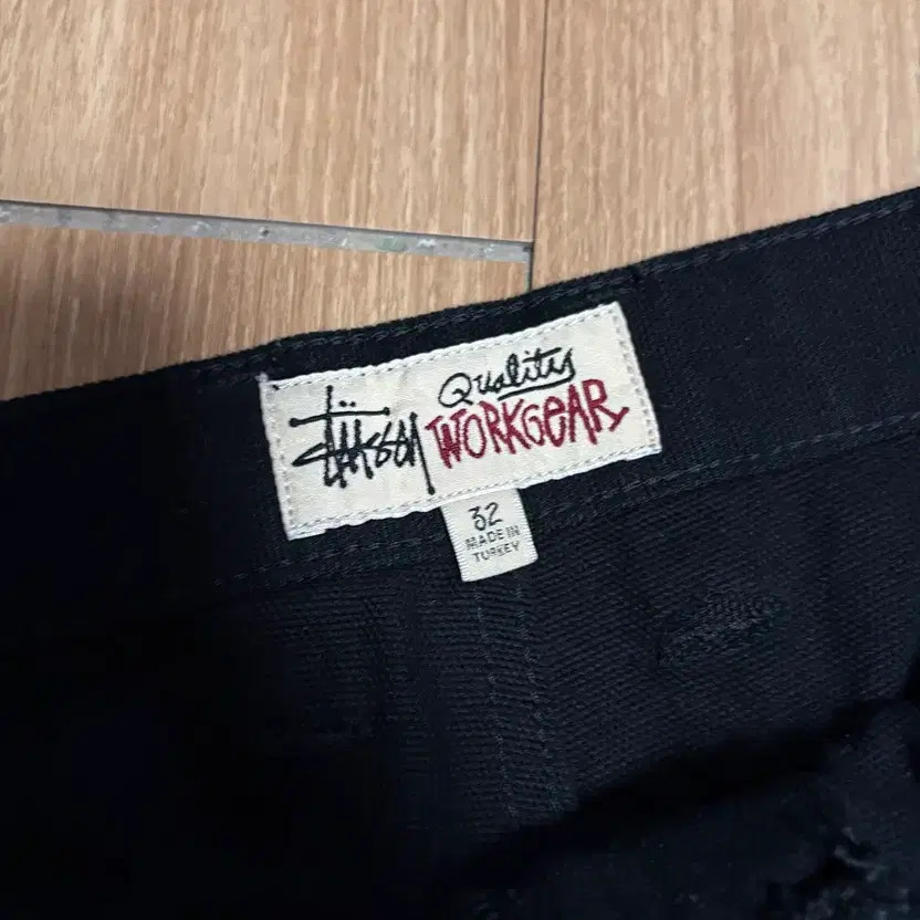 [L] Stussy Black Work Pants Size 32 Comfortable & Stylish thumbnail 2
