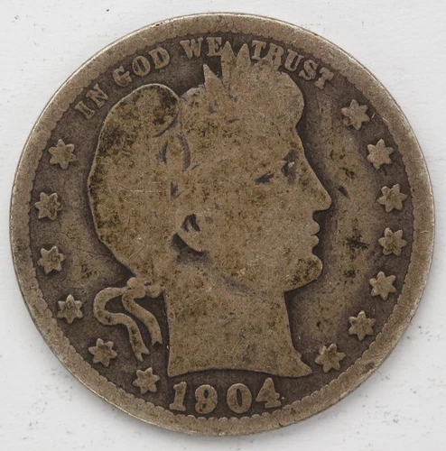 1904 O Barber Quarter