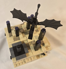 LEGO Minecraft Micro World: The End 21107 Complete w/4 Endermen; No Instructions