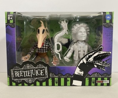 Beetlejuice Scary Adam & White Beetlejuice Action Vinyls Loyal Subjects 2 pack