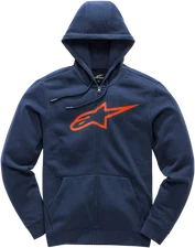 ALPINESTARS Ageless Fits II Zip Hoodie - Navy/Red - Large 1038530527030L
