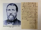 1867 - SIGNED DOCUMENT - Civil War UNION Medical Director - DR. MADISON MILLS
