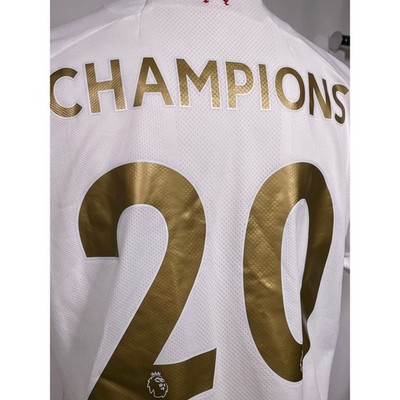 Liverpool FC New Balance White 2020 UCL Champions Jersey Men's