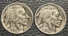Nice Original Pair Buffalo Nickle 1924-D  1925-D