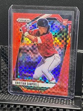 Kristian Campbell RC 2025 Prizm Red Power Prizm #68/99 - #1 Red Sox