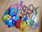 LOT   of   21   LUAU Party Supplies HAWAIIAN Decorations     PRE-OWNED — photo 1
