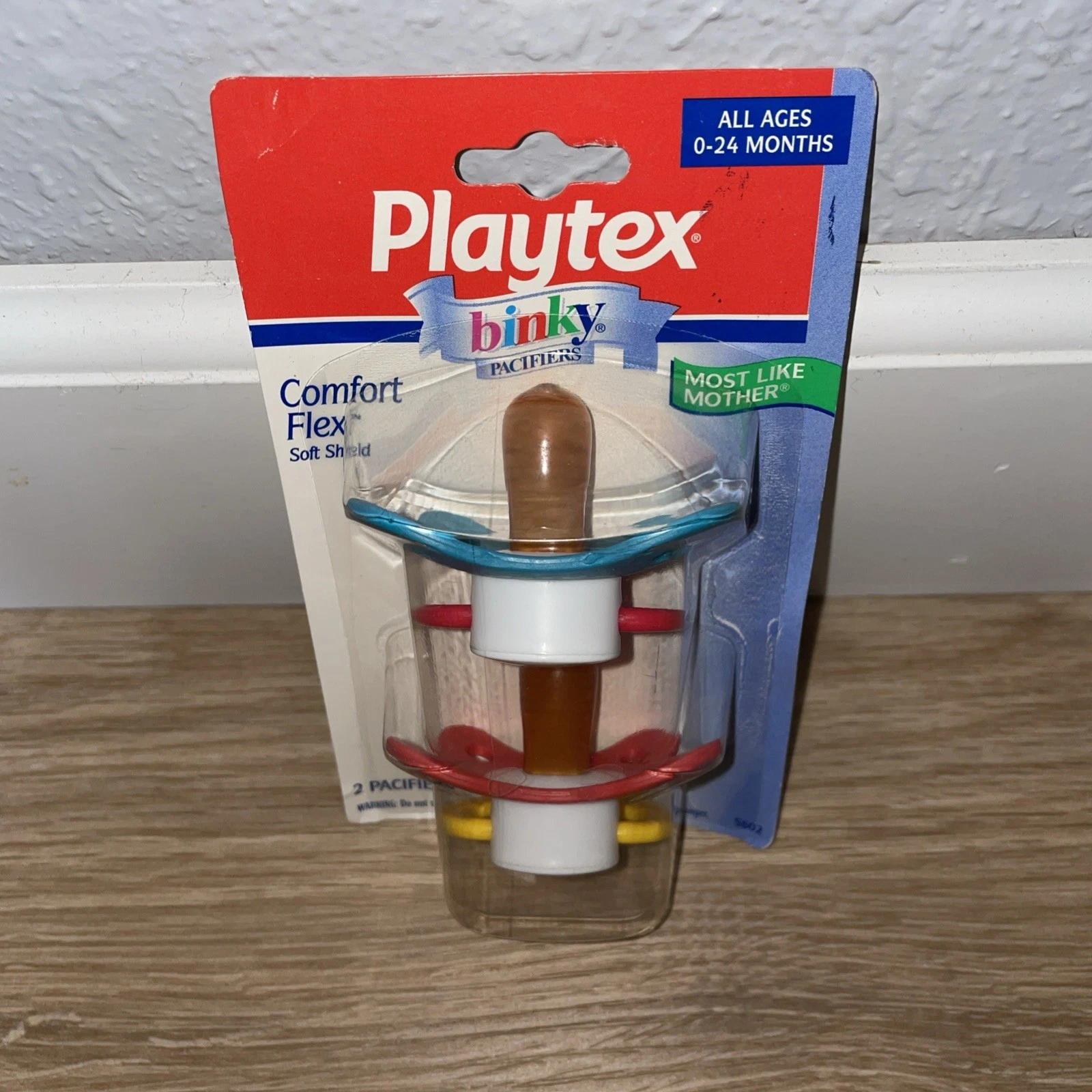 Vintage Playtex Binky Comfort Flex Latex Pacifiers Most Like Mother 0-24+ NEW
Opens in a new window