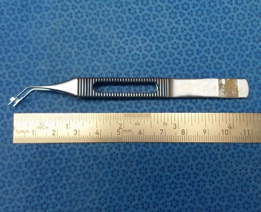 Alcon Acrysof 8065977720, Titanium Ophthalmic Lens Forceps, Surgical, Eye