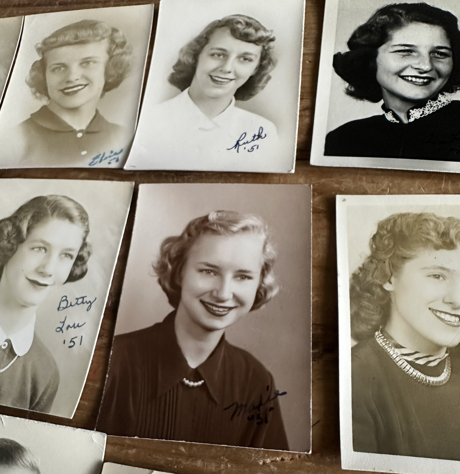 Vintage 1951 University of Pittsburgh Sorority Photo Bundle Lot Pitt