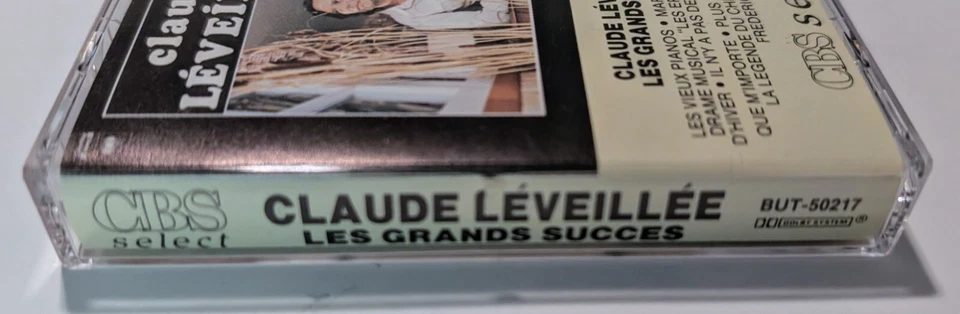Claude Léveillée – Les Grands Succès (1989) - Canada - Cassette VG+ (Tested) - Image 2 of 4