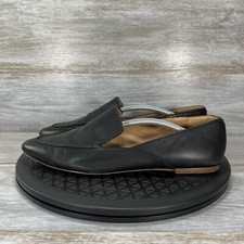 Madewell Women's The Frances Loafer Black Leather Slip On Shoes Size 8