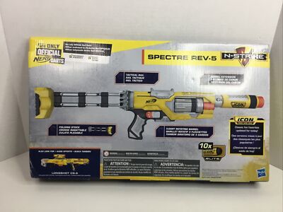 NERF N-strike Icon Series Spectre Rev-5 Blaster 6 Configurations