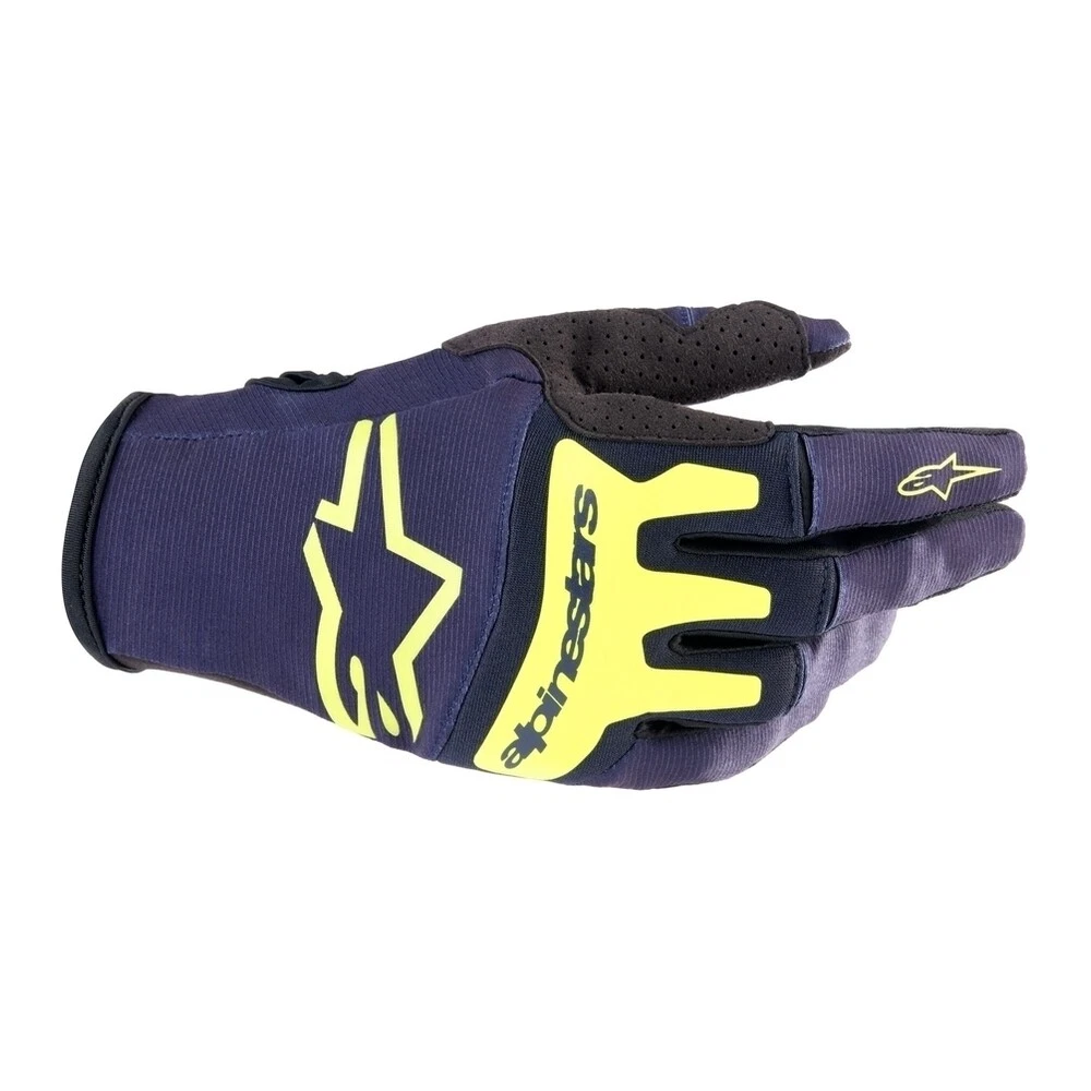 Guantes Alpinestars Techstar 2023 Azul Amarillo Fl