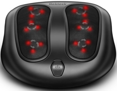 Foot Massager with Heat, Shiatsu Heated Electric Kneading Foot Massager Machine