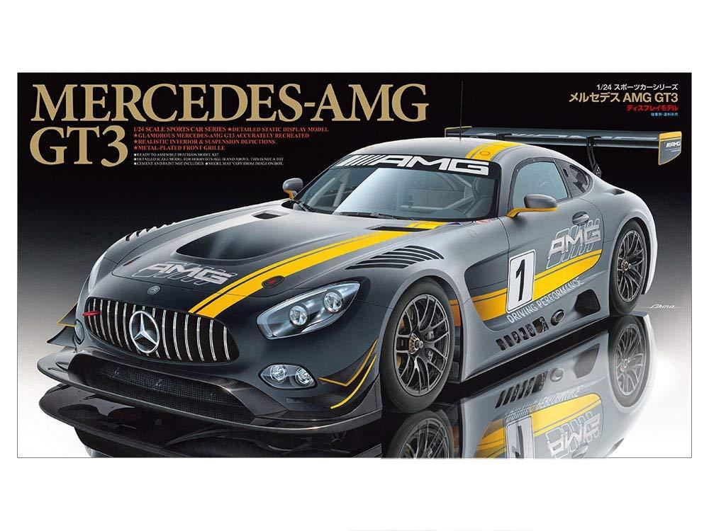 【値下】タミヤ TT01 Type-E +MERCEDES-AMG GT3ボディ Japan Plastic Model Kit Tamiya 1/24 Sports car No.345 Mercedes