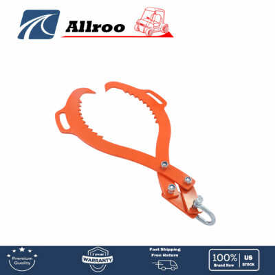 32In Heavy Duty Claw Hook 2Claw Timber Log Lifting Tongs Fit For Lumber Skidding