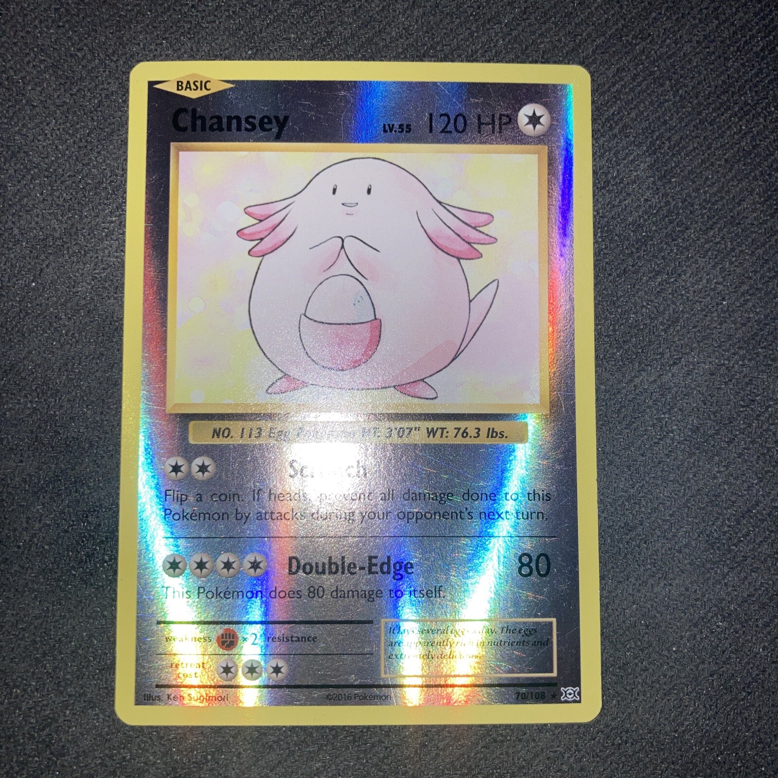 Pokemon XY Evolutions - CHANSEY REVERSE HOLO RARE 70/108 - NM